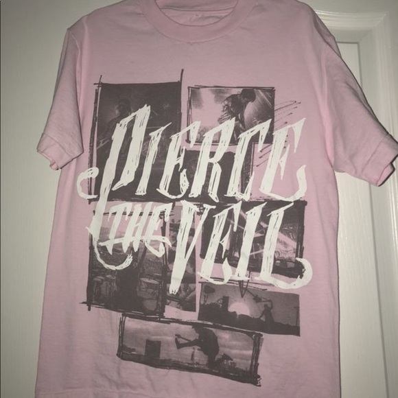 pink band shirt
